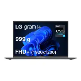 LG gram - Intel Core i7 - 1360P - jusqu'à 5 GHz - Win 11 Pro - Carte graphique Intel Iris Xe - 16 Go... (14Z90R-G.AP79F)_1